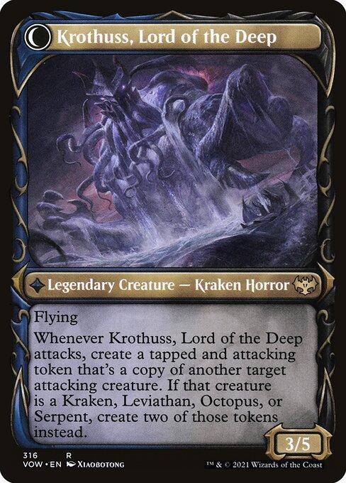 Runo Stromkirk // Krothuss, Lord of the Deep (V.1) (back)