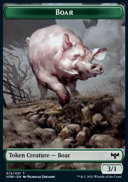Boar Token (Green 3/1)