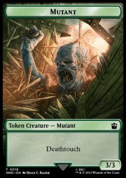 Mutant Token (G 3/3) // Alien Insect Token (GW 1/1)