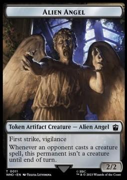 Alien Angel Token (A 2/2) // Mark of the Rani Token (V.1)