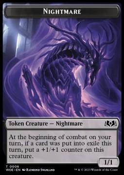 Nightmare Token (Black 1/1)