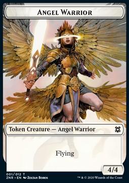 Angel Warrior Token (W 4/4) // Hydra Token (BG */*)