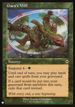 Gaea's Will