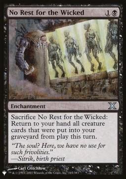 No Rest for the Wicked