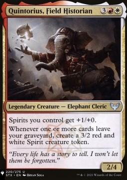 Quintorius, Field Historian