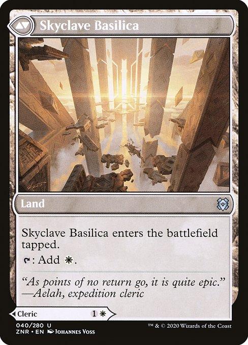 Skyclave Cleric // Skyclave Basilica (back)