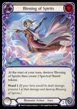 Blessing of Spirits (Yellow) (Rainbow Foil)