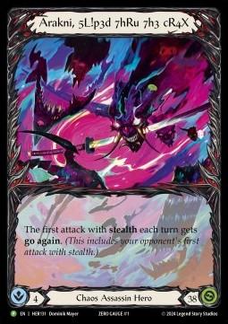 Arakni, Slipped Through The Cracks (Rainbow Foil)