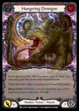 Hungering Demigon (Red) (Extended Art Rainbow Foil)