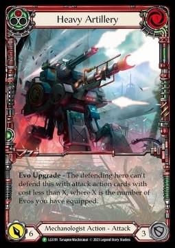 Heavy Artillery (Red) (Extended Art Rainbow Foil)