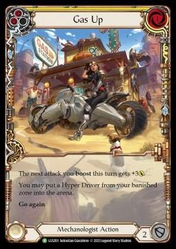 Gas Up (Yellow) (Extended Art Rainbow Foil)