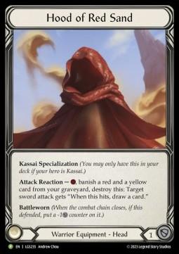Hood of Red Sand (Rainbow Foil)