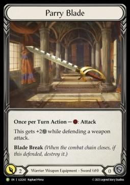 Parry Blade (Rainbow Foil)