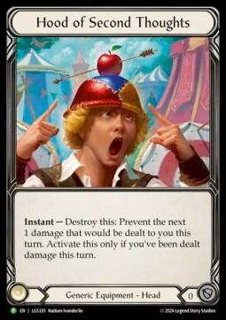 Hood of Second Thoughts (Rainbow Foil)
