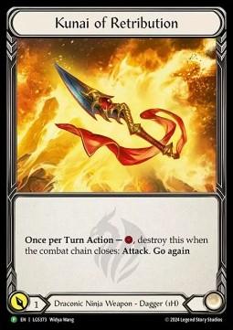 Kunai of Retribution (Rainbow Foil)