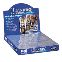 100 Ultra Pro SILVER Nine Pocket Pages