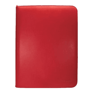 Ultra-Pro Vivid Zippered 9-Pocket PRO-Binder (Red)