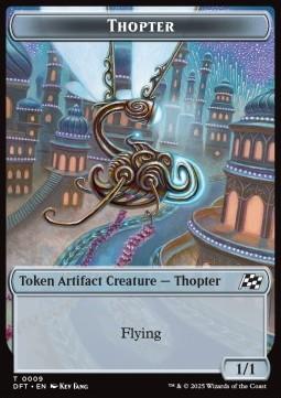 Thopter Token (A 1/1) // Golem Token (A 3/3 Vigilance)