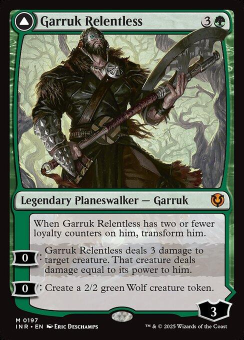 Garruk Relentless / Garruk, the Veil-Cursed