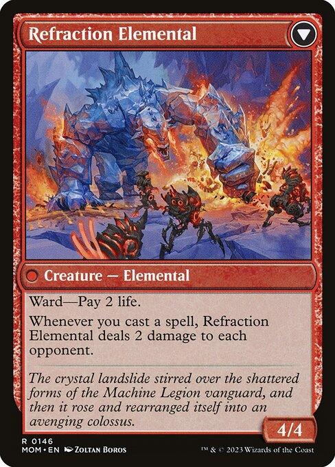 Invasion of Karsus // Refraction Elemental (back)