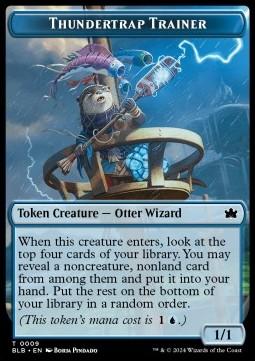 Thundertrap Trainer Token (U 1/1) // Snail Token (B 1/1)