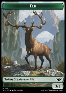 Elk Token (Green 3/3)