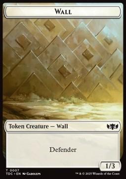 Wall Token (W 1/3) // Spider Token (G 1/2)