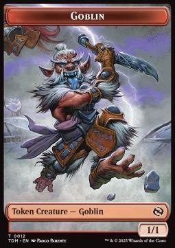 Goblin Token (R 1/1) // Soldier Token (W 1/1)