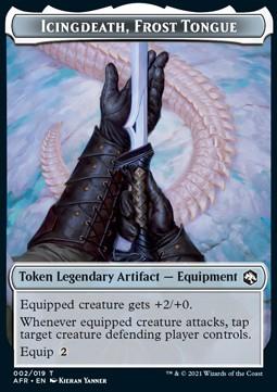Icingdeath, Frost Tongue Token // Spider Token (B 2/1)