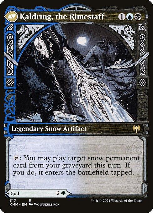 Jorn, God of Winter // Kaldring, the Rimestaff (back)