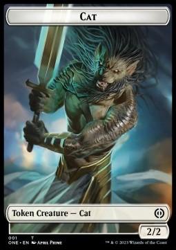 Cat Token (W 2/2) // Bird Token (W 1/1)