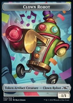 Clown Robot Token (White 1/1) (V.2)