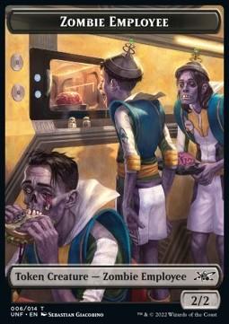 Zombie Employee Token (Black 2/2)