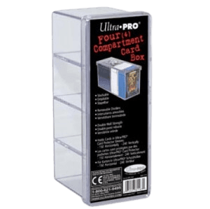 Ultra-Pro: 4-Compartment Card Box