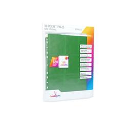 10 Gamegenic 18-Pocket Side-Loading Pages (Green)